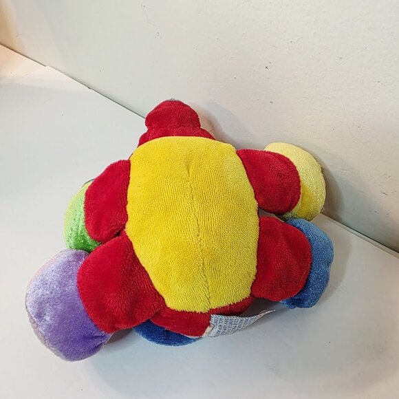 Baby Gund Tutti Frutti #58314 Multi Color Puppy Dog Plush Stuffed Toy - Picture 4 of 6